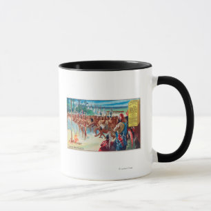 Mug Vue d'une danse indienne, annonce de produit de