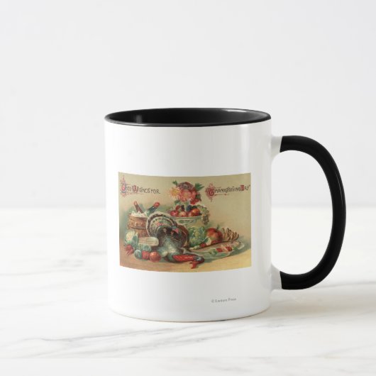 Mug Vue d'une fête (Droite)