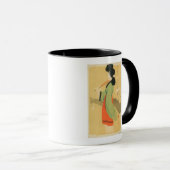 Mug Vue d'une Japonaise à ParisParis, France (Devant droit)