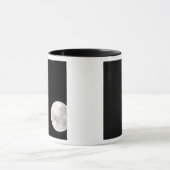 Mug Vue d'une pleine lune, montre aussi Mars (Centre)