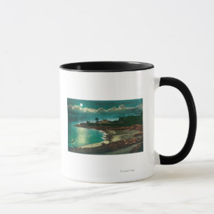 Mug Vue éclairée par la lune du Vue de l'EauSanta