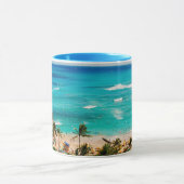 Mug Vue Élevée Sur La Plage De Waikiki, Honolulu 2 (Centre)