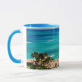 Mug Vue Élevée Sur La Plage De Waikiki, Honolulu 2 (Gauche)
