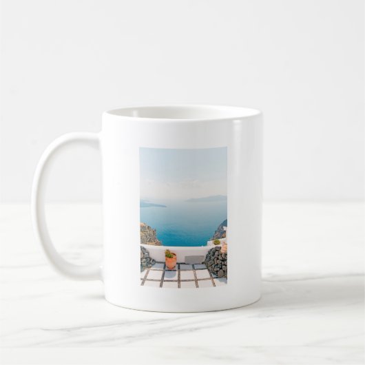 Mug Vue en île de Santorini (Gauche)