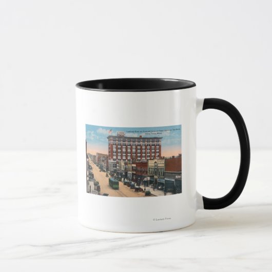 Mug Vue Est de Central AvenueGreat Falls, MT (Droite)