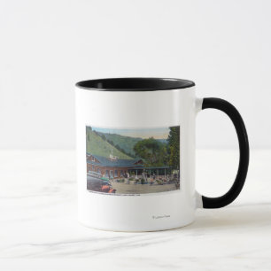 Mug Vue extérieure de bâtiment principal de station de