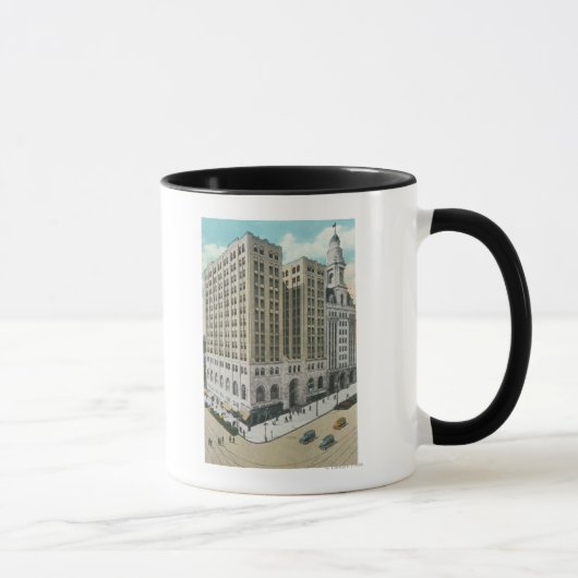 Mug Vue extérieure de la Banque nationale d'épargne (Droite)