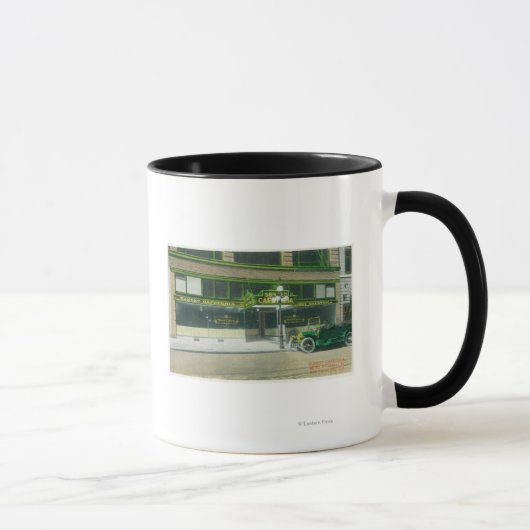 Mug Vue extérieure de la cafétéria Sunset (Droite)