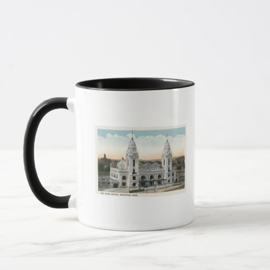 Mug Vue extérieure de la gare Union (Gauche)