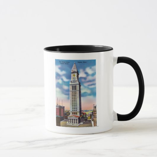 Mug Vue extérieure de la maison américaine personnalis (Droite)