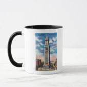 Mug Vue extérieure de la maison américaine personnalis (Gauche)