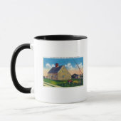 Mug Vue extérieure de la maison de café Jethro (Gauche)