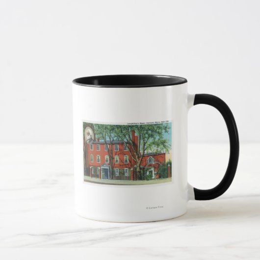 Mug Vue extérieure de la maison de Longfellow 2 (Droite)