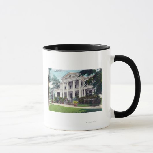 Mug Vue extérieure de la maison du commandant, cour de (Droite)