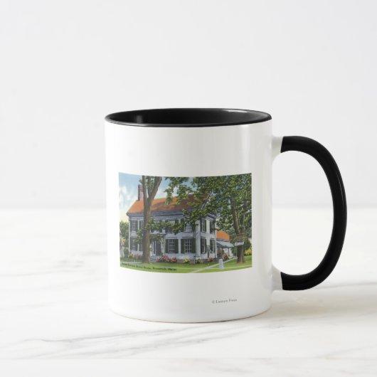 Mug Vue extérieure de la maison Stowe Harriet Beecher (Droite)