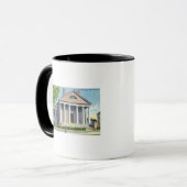 Mug Vue extérieure de la salle commémorative du pèleri (Devant gauche)