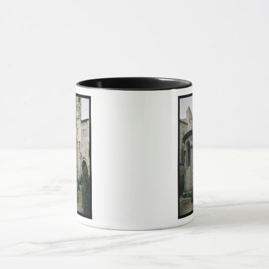Mug Vue extérieure de l'apsidiole de l'abbaye (Centre)