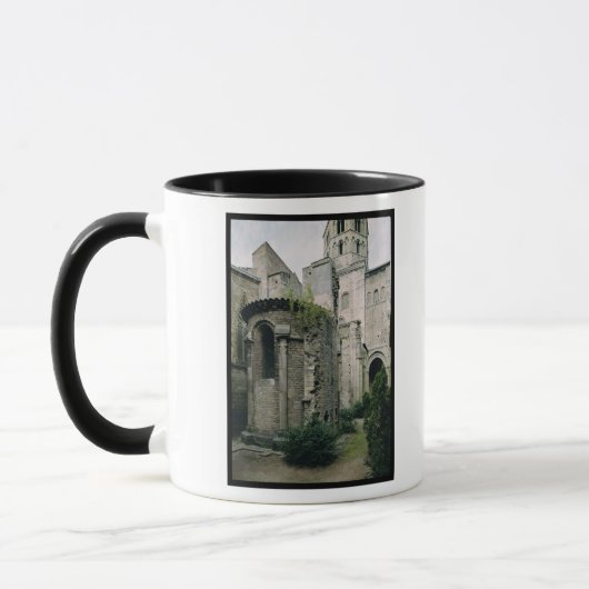 Mug Vue extérieure de l'apsidiole de l'abbaye (Gauche)