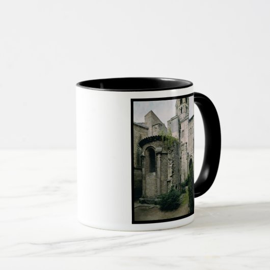 Mug Vue extérieure de l'apsidiole de l'abbaye (Devant droit)