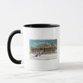 Mug Vue extérieure de l'arène olympique en hiver (Gauche)