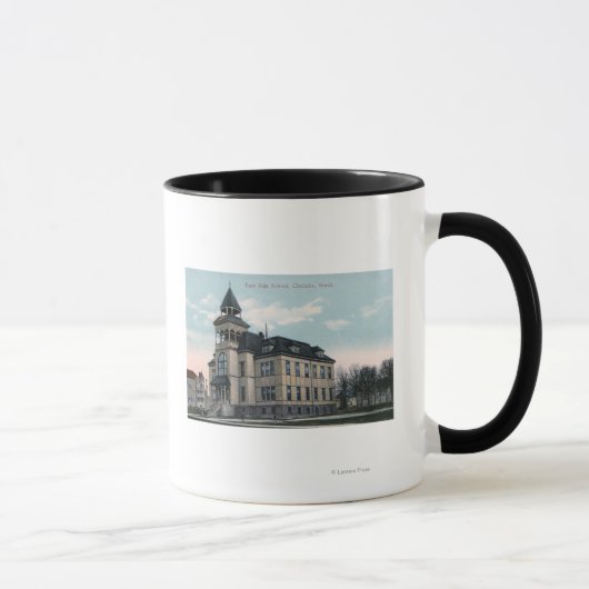 Mug Vue extérieure de l'East Side School Bldg (Droite)