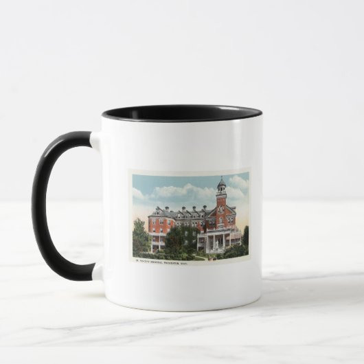 Mug Vue extérieure de l'hôpital St. Vincent (Gauche)