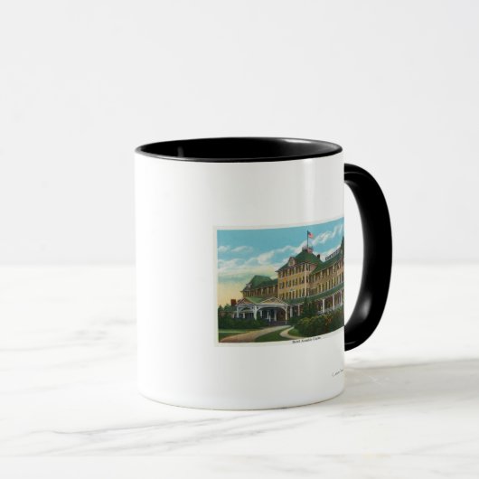 Mug Vue extérieure de l'Hôtel Ausable Chasm (Devant droit)