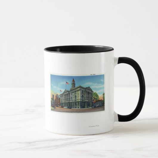 Mug Vue extérieure de l'hôtel de ville 3 (Droite)
