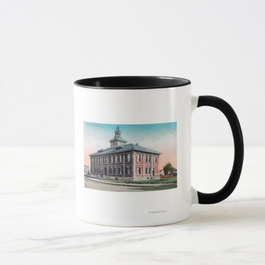 Mug Vue extérieure de l'hôtel de ville Salinas, CA (Droite)