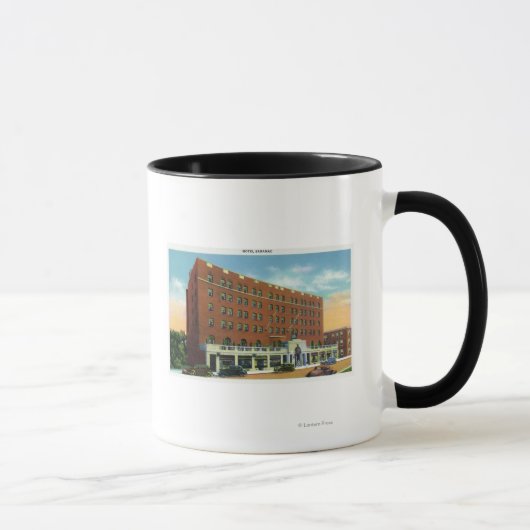 Mug Vue extérieure de l'hôtel Saranac (Droite)