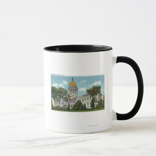 Mug Vue extérieure de l'immeuble du Capitole de l'État (Droite)