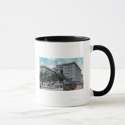Mug Vue extérieure de l'US Grant Hotel (Droite)