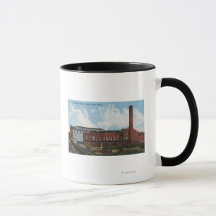Mug Vue extérieure de l'usine de sucre de betterave