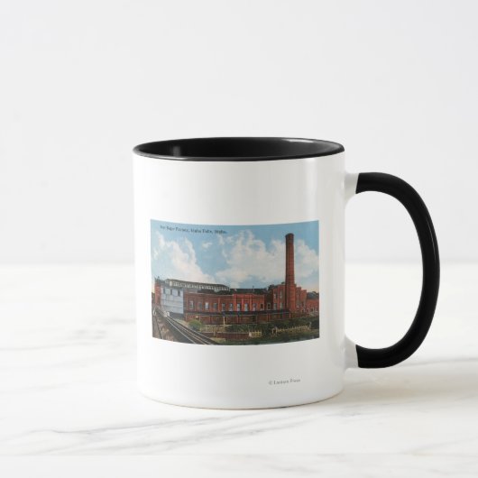 Mug Vue extérieure de l'usine de sucre de betterave (Droite)