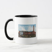 Mug Vue extérieure de l'usine de sucre de betterave (Gauche)