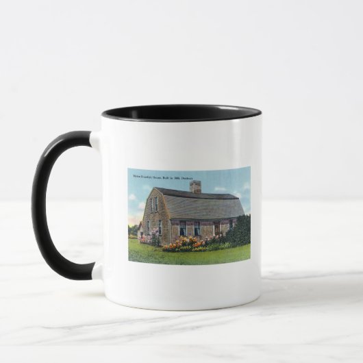 Mug Vue extérieure de Myles Standish House (Gauche)
