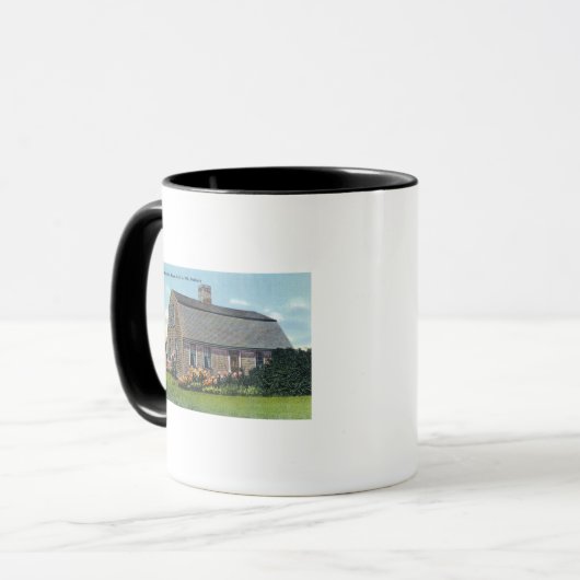 Mug Vue extérieure de Myles Standish House (Devant gauche)