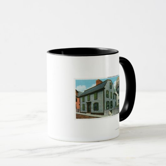 Mug Vue extérieure de Nathaniel Hawthorne (Devant droit)