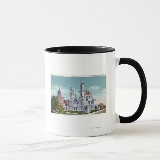 Mug Vue extérieure de Notre-Dame de la Victoire Nat'l (Droite)
