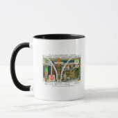 Mug Vue extérieure de Ye Olde Curio Shop, Baleine (Gauche)