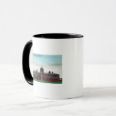 Mug Vue extérieure des aciéries de soie Currier Co (Devant gauche)