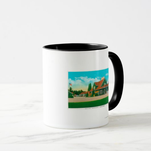 Mug Vue extérieure des majusculesSalem, OU (Devant droit)