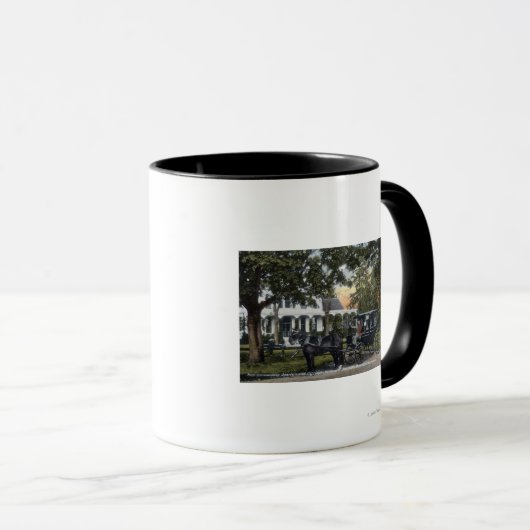 Mug Vue extérieure des quarts de poste (Devant droit)