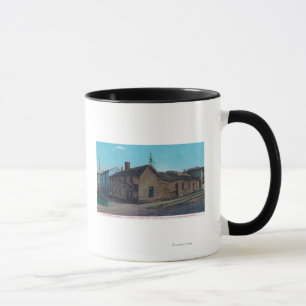 Mug Vue extérieure du 1er Bldg en bois en Californie