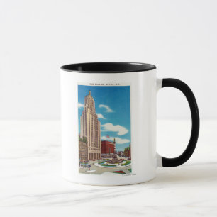 Mug Vue extérieure du bâtiment de couche-point