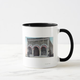 Mug Vue extérieure du bureau de poste de Sainte-Hélène