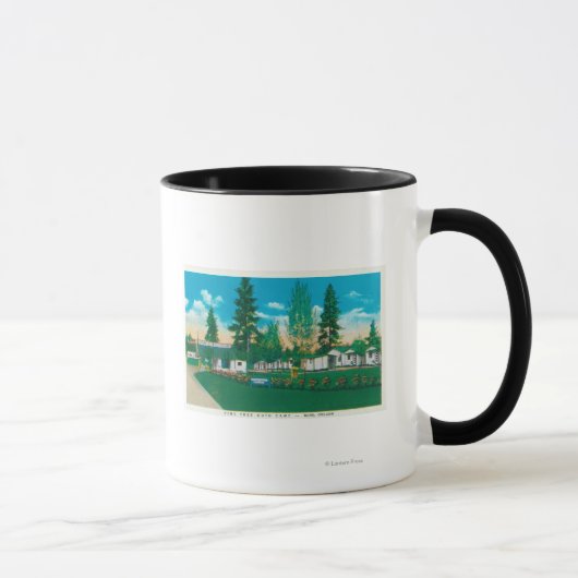 Mug Vue extérieure du camp automatique de pin (Droite)