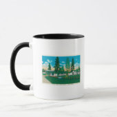 Mug Vue extérieure du camp automatique de pin (Gauche)