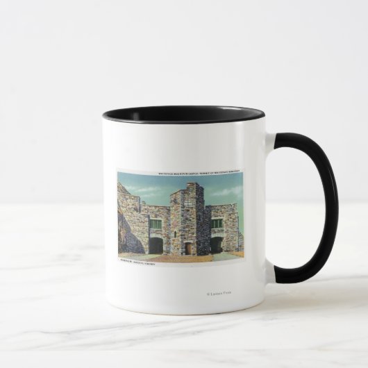 Mug Vue extérieure du château de Whiteface Mt (Droite)
