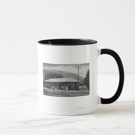 Mug Vue extérieure du dépôt ferroviaire (Droite)